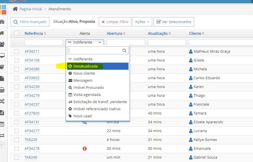 4 - SELECIONAR DESATUALIZADA.JPG